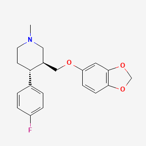 molecular formula C20H22FNO3 B1679036 N-Methylparoxetine CAS No. 110429-36-2