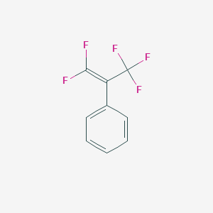 molecular formula C9H5F5 B167904 (1,1,3,3,3-Pentafluoroprop-1-en-2-yl)benzene CAS No. 1979-51-7