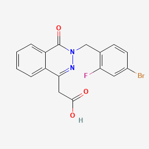 molecular formula C17H12BrFN2O3 B1679041 斯泰替 CAS No. 72702-95-5