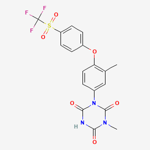 molecular formula C18H14F3N3O6S B1679043 Ponazuril CAS No. 69004-04-2