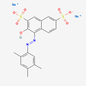 molecular formula C19H18N2NaO7S2 B1679044 CID 156594495 CAS No. 3564-09-8