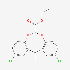 molecular formula C18H16Cl2O4 B1679047 Ponfibrate CAS No. 53341-49-4