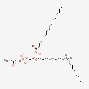 molecular formula C40H78O11P B1679049 1-Palmitoyl-2-oleoyl-sn-glycero-3-(phospho-rac-(1-glycerol)) CAS No. 185435-28-3