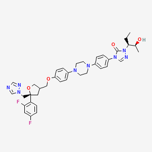 molecular formula C37H42F2N8O4 B1679051 泊沙康唑 CAS No. 171228-49-2