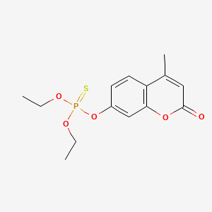 molecular formula C14H17O5PS B1679056 Potasan CAS No. 299-45-6