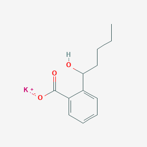 molecular formula C12H16O3 B1679060 2-(1-hydroxypentyl)benzoic Acid CAS No. 380905-48-6