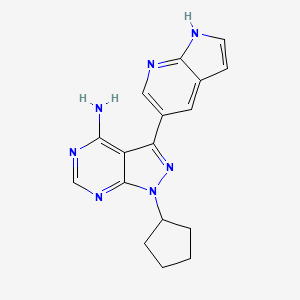 molecular formula C17H17N7 B1679063 PP121 CAS No. 1092788-83-4
