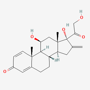 molecular formula C22H28O5 B1679069 Prednylidene CAS No. 599-33-7