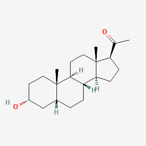 molecular formula C21H34O2 B1679072 Pregnanolone CAS No. 128-20-1