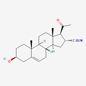 molecular formula C22H31NO2 B1679073 Pregnenolone carbonitrile CAS No. 1434-54-4