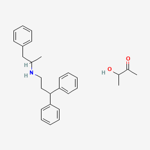 molecular formula C27H33NO3 B1679081 Prenylamine Lactate CAS No. 69-43-2
