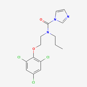 molecular formula C15H16Cl3N3O2 B1679089 Prochloraz CAS No. 67747-09-5