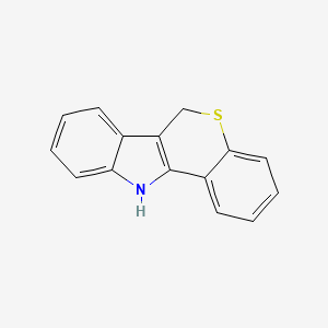 molecular formula C15H11NS B1679109 6,11-Dihydro[1]benzothiopyrano[4,3-b]indole CAS No. 4079-26-9