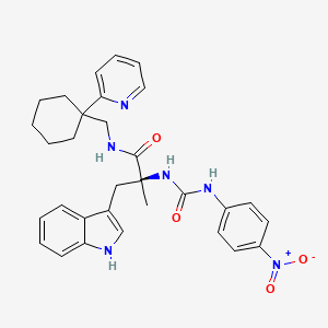 molecular formula C31H34N6O4 B1679125 PD 168368 