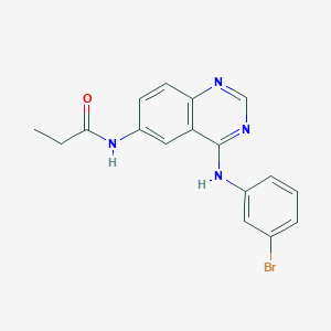 molecular formula C17H15BrN4O B1679130 pd 174265 