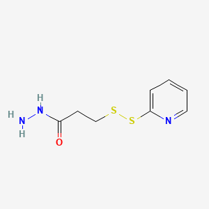 molecular formula C8H11N3OS2 B1679144 3-(2-Pyridyldithio)propanoic acid hydrazide CAS No. 115616-51-8