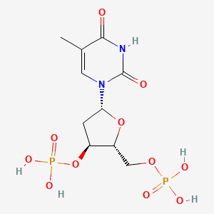 molecular formula C10H16N2O11P2 B1679145 Thymidine-3',5'-diphosphate CAS No. 2863-04-9