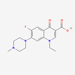 molecular formula C17H20FN3O3 B1679150 Pefloxacin CAS No. 70458-92-3