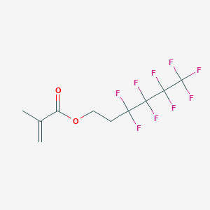 molecular formula C10H9F9O2 B167916 3,3,4,4,5,5,6,6,6-Nonafluorohexyl methacrylate CAS No. 1799-84-4