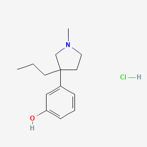 molecular formula C14H22ClNO B1679163 Profadol hydrochloride CAS No. 2324-94-9