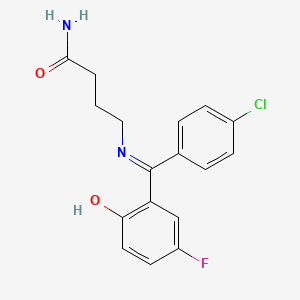 molecular formula C17H16ClFN2O2 B1679169 Halogabide CAS No. 62666-20-0