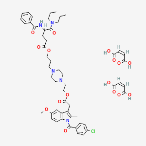 molecular formula C54H66ClN5O16 B1679171 Proglumetacin maleate CAS No. 59209-40-4