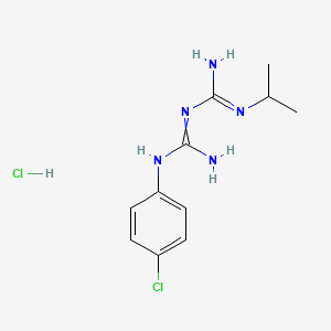 molecular formula C11H17Cl2N5 B1679174 Proguanil hydrochloride CAS No. 637-32-1