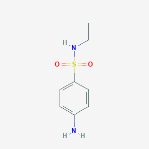 molecular formula C8H12N2O2S B167918 4-Amino-N-ethylbenzenesulfonamide CAS No. 1709-53-1