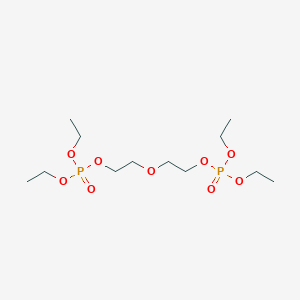 molecular formula C12H28O9P2 B1679197 PEG2-bis(phosphonic acid diethyl ester) CAS No. 500347-73-9