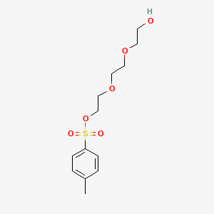 molecular formula C11H16O5S B1679199 2-(2-(2-Hydroxyethoxy)ethoxy)ethyl 4-methylbenzenesulfonate CAS No. 77544-68-4
