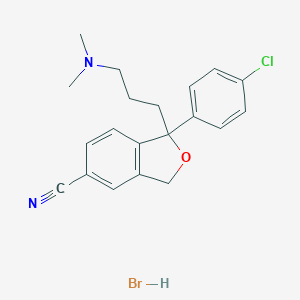 molecular formula C20H22BrClN2O B016792 Chlorocitalopram, Hydrobromide CAS No. 64169-58-0