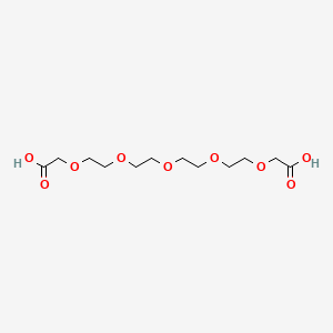 molecular formula C12H22O9 B1679200 3,6,9,12,15-Pentaoxaheptadecanedioic acid CAS No. 77855-75-5