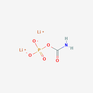 molecular formula CH4LiNO5P B167921 Dilithium carbamoyl phosphate CAS No. 1866-68-8