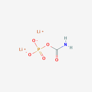 molecular formula CH2Li2NO5P B167921 Dilithium carbamoyl phosphate CAS No. 1866-68-8
