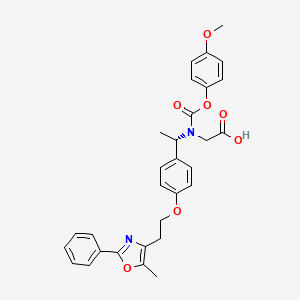 molecular formula C30H30N2O7 B1679212 Peliglitazar CAS No. 331744-64-0