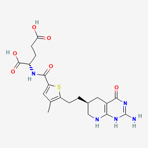 molecular formula C20H25N5O6S B1679213 Pelitrexol CAS No. 446022-33-9