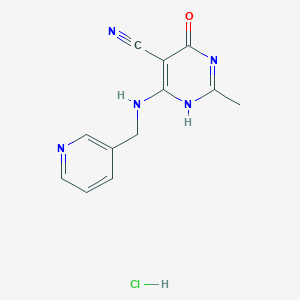 molecular formula C12H12ClN5O B1679216 Pelrinone hydrochloride CAS No. 89232-84-8