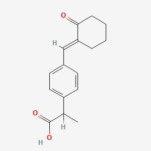 molecular formula C16H18O3 B1679217 Pelubiprofen CAS No. 69956-77-0