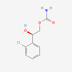 molecular formula C9H10ClNO3 B1679231 (R)-Carisbamate CAS No. 194085-74-0