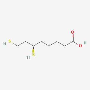 molecular formula C8H16O2S2 B1679237 (R)-dihydrolipoic acid CAS No. 119365-69-4