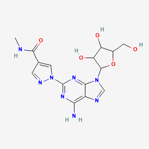 molecular formula C15H18N8O5 B1679255 Regadenoson CAS No. 313348-27-5