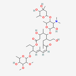 molecular formula C46H79NO17 B1679263 Relomycin CAS No. 1404-48-4