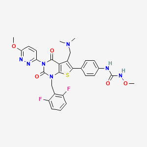 molecular formula C29H27F2N7O5S B1679264 Relugolix CAS No. 737789-87-6