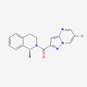molecular formula C17H15BrN4O B1679265 Remeglurant CAS No. 1309783-00-3