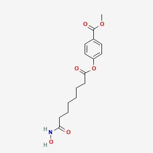 molecular formula C16H21NO6 B1679267 Remetinostat CAS No. 946150-57-8
