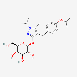 molecular formula C23H34N2O7 B1679270 雷莫格列芬 CAS No. 329045-45-6