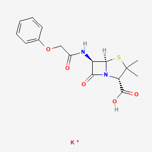 molecular formula C16H18KN2O5S+ B1679274 Penicillin V potassium CAS No. 132-98-9