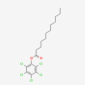 molecular formula C18H23Cl5O2 B1679277 Pentachlorophenyl laurate CAS No. 3772-94-9