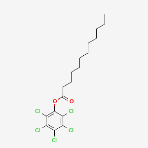 molecular formula C18H23Cl5O2 B1679277 Pentachlorphenyldodecanoat CAS No. 3772-94-9