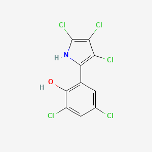 molecular formula C10H4Cl5NO B1679279 Pentachloropseudilin CAS No. 69640-38-6